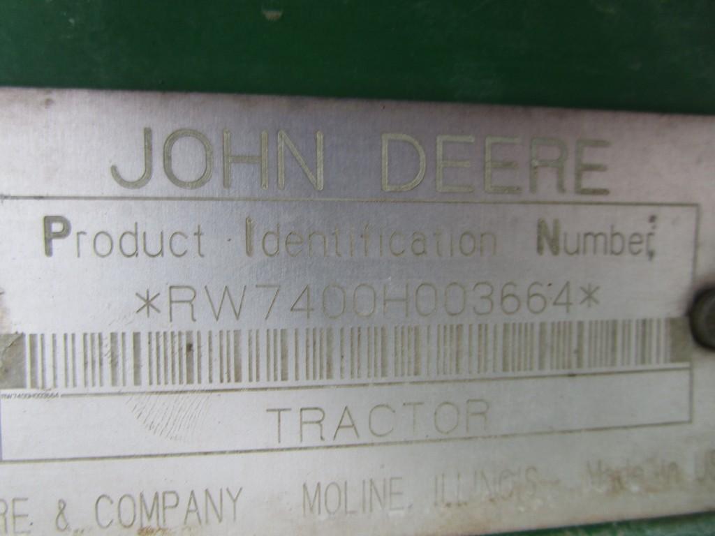 JOHN DEERE 7400 TRACTOR