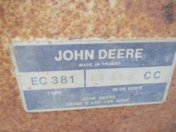 JOHN DEERE C381 CONESEEDER