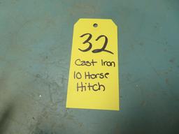 Cast Iron 10 Horse Hitch