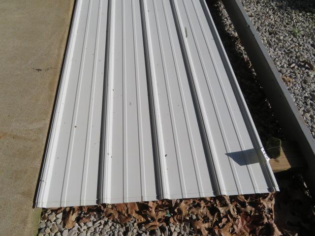 (9) 12' pieces of Metal Roofing