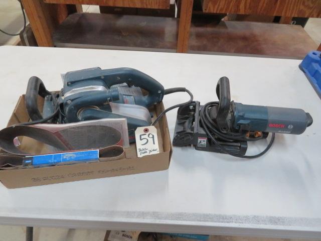 Bosch Plate Jointer & Belt Sander