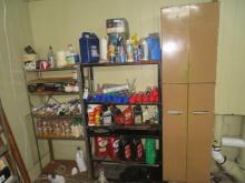 Shelves & Contents, Oil, Spray Insulation