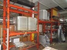(4) Sections of Orange Pallet Racking