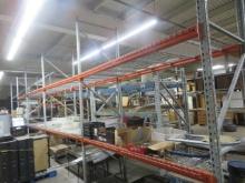 (5) Sections of Pallet Racking & Contents 8' 6" Wide