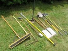 Garden Tools - Shovels, Rakes, Broom, Tamper