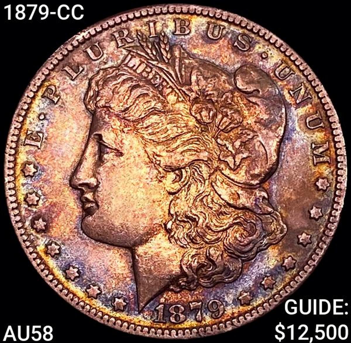 1879-CC Morgan Silver Dollar CHOICE AU