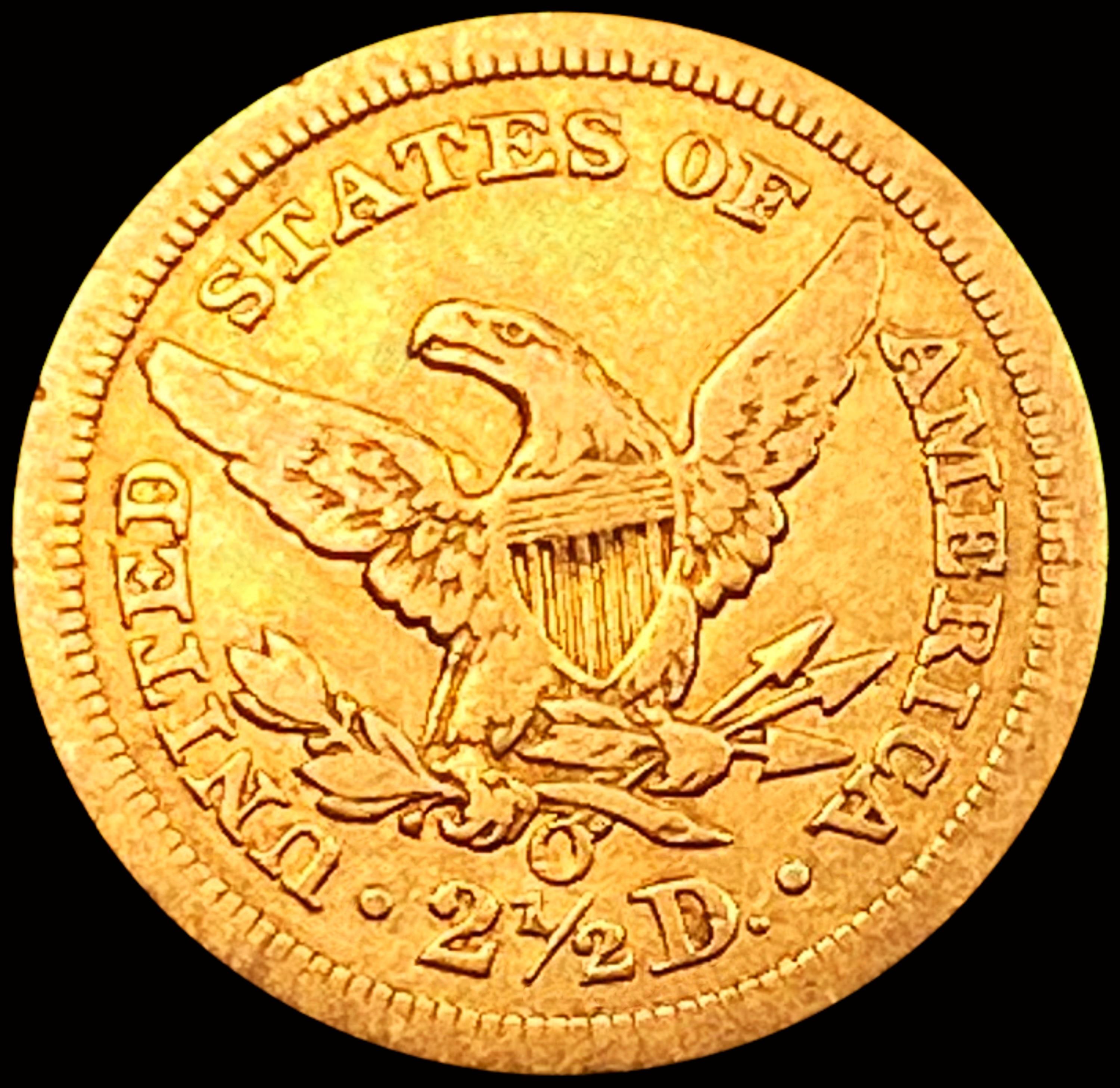 1843-O $2.50 Gold Quarter Eagle HIGH GRADE