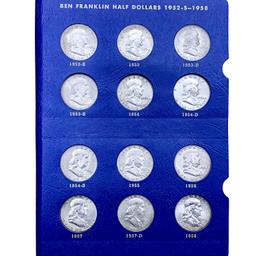 1948-1963 Complete UNC Franklin Half Dollar Set [3