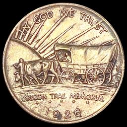 1926-S Oregon Trail Half Dollar CLOSELY UNCIRCULAT