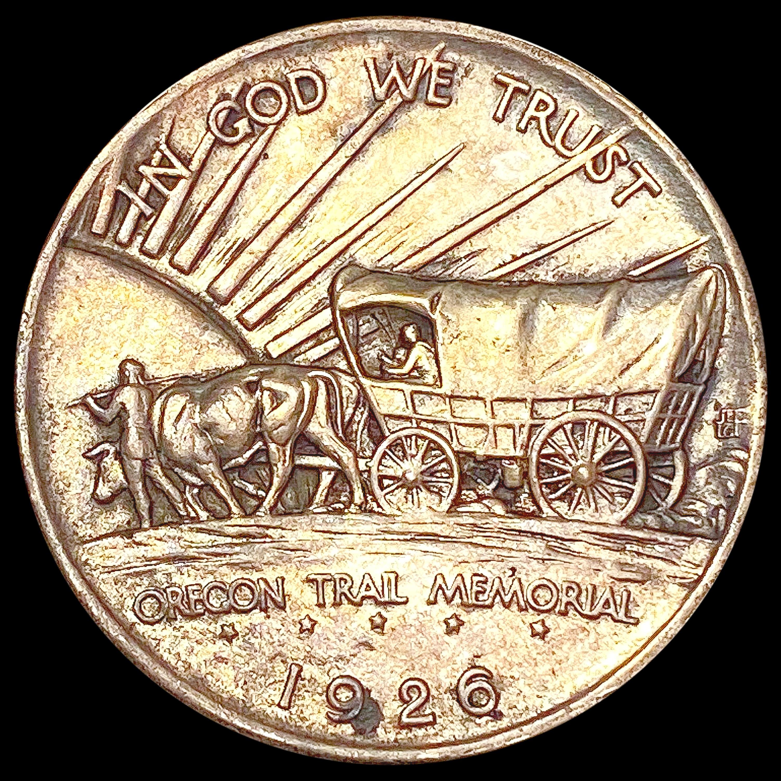 1926-S Oregon Trail Half Dollar CLOSELY UNCIRCULAT