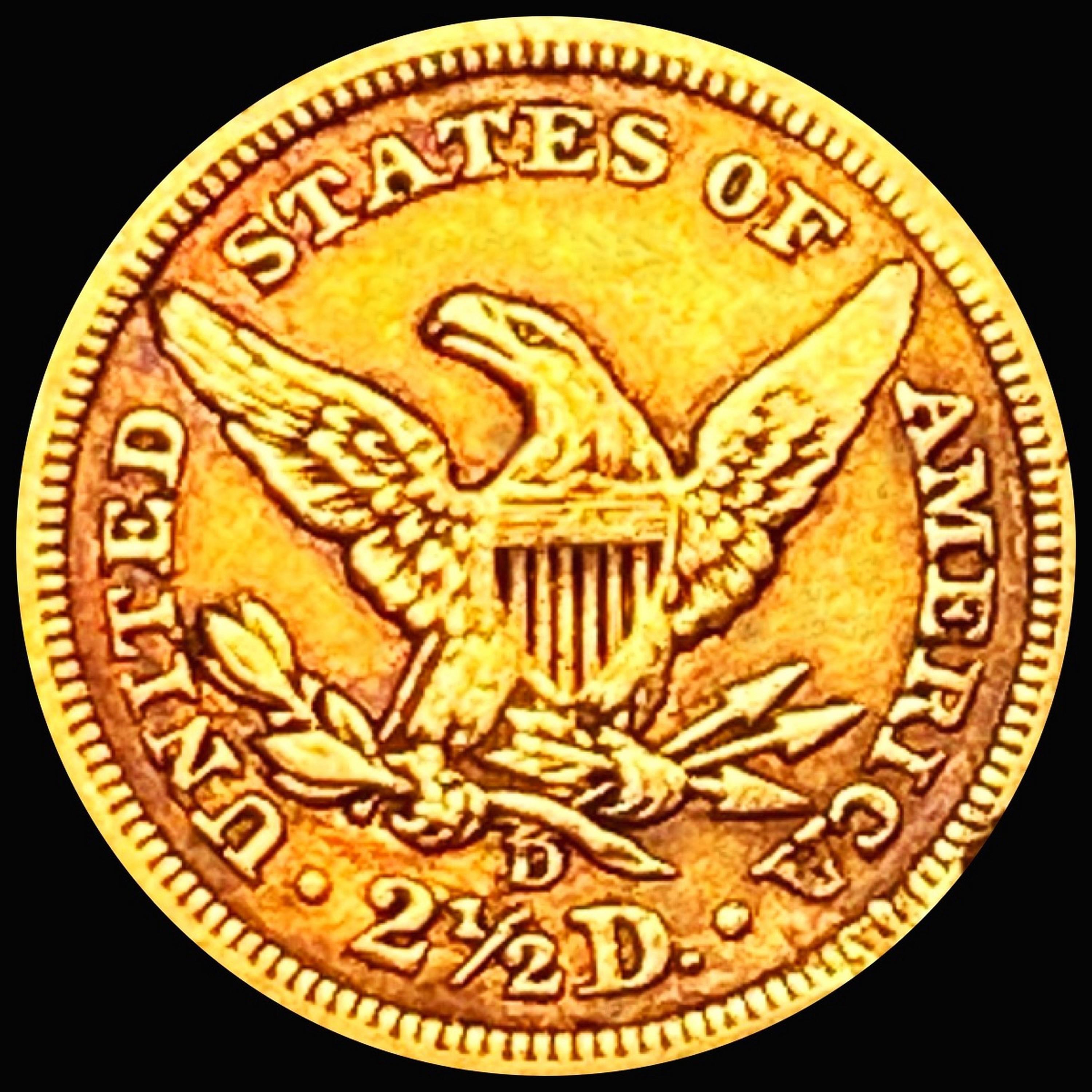 1842-D $2.50 Gold Quarter Eagle HIGH GRADE