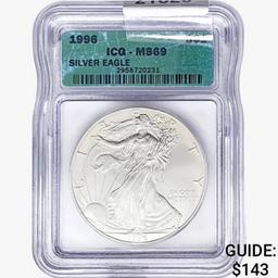 1996 Silver Eagle ICG MS69