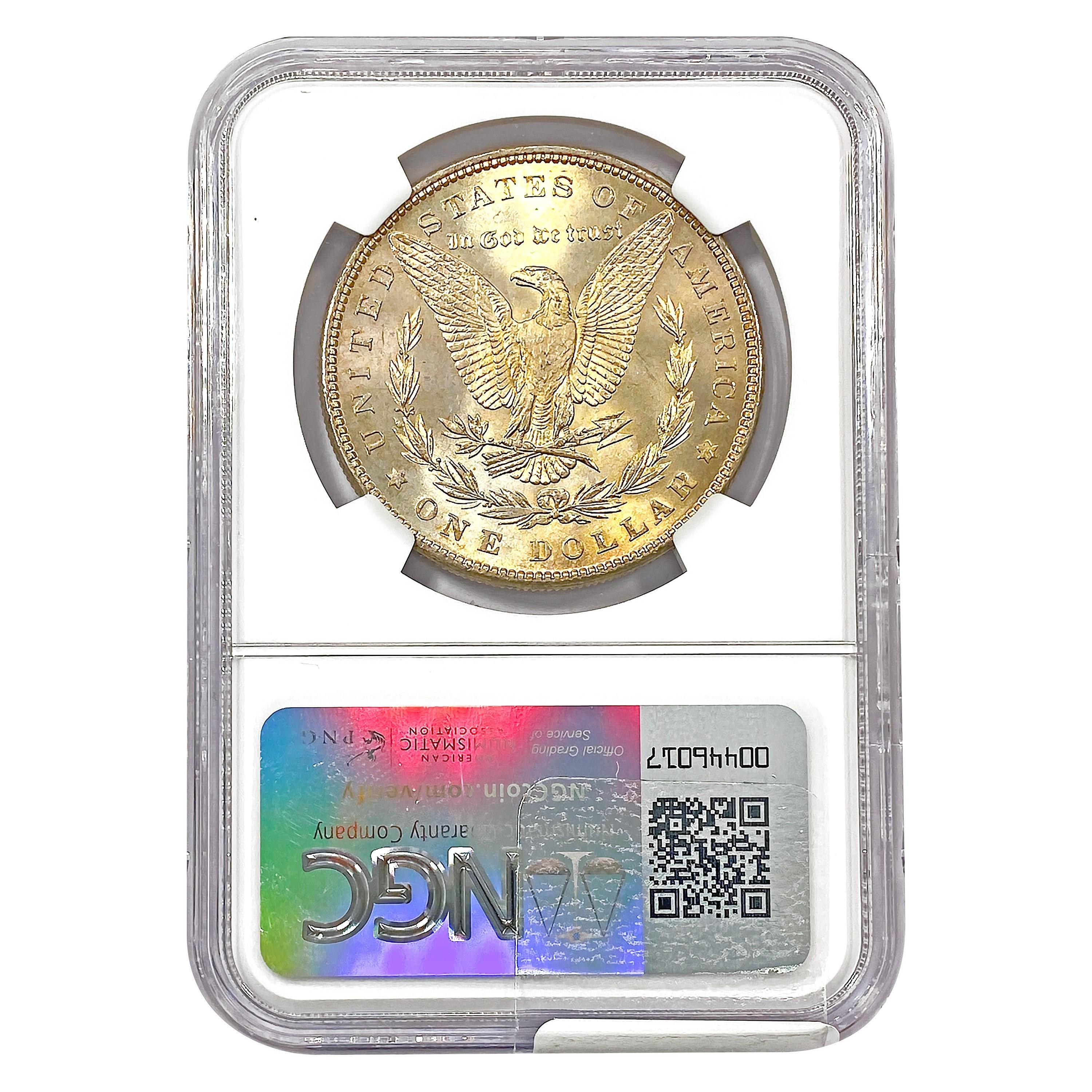 1882 Morgan Silver Dollar NGC MS66