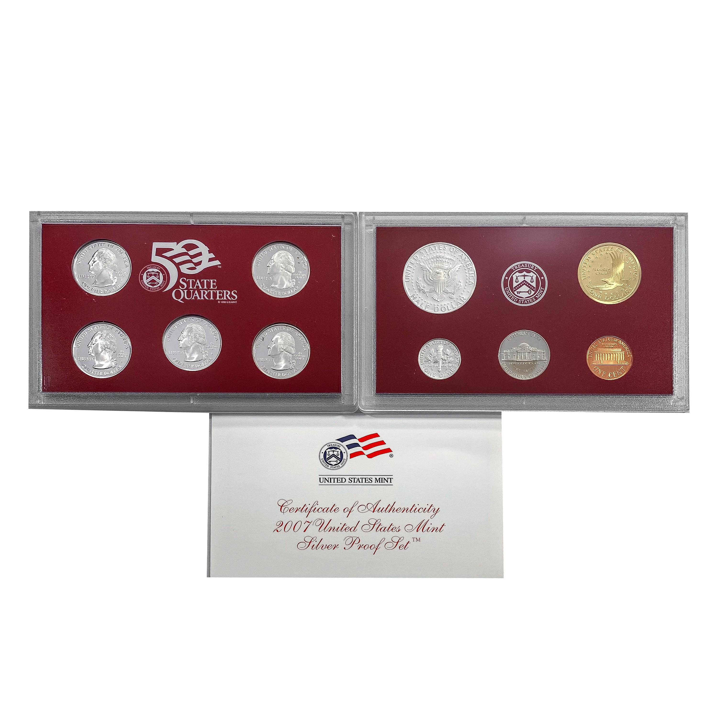 2004-2007 Silver US Proof Sets [30 Coins]