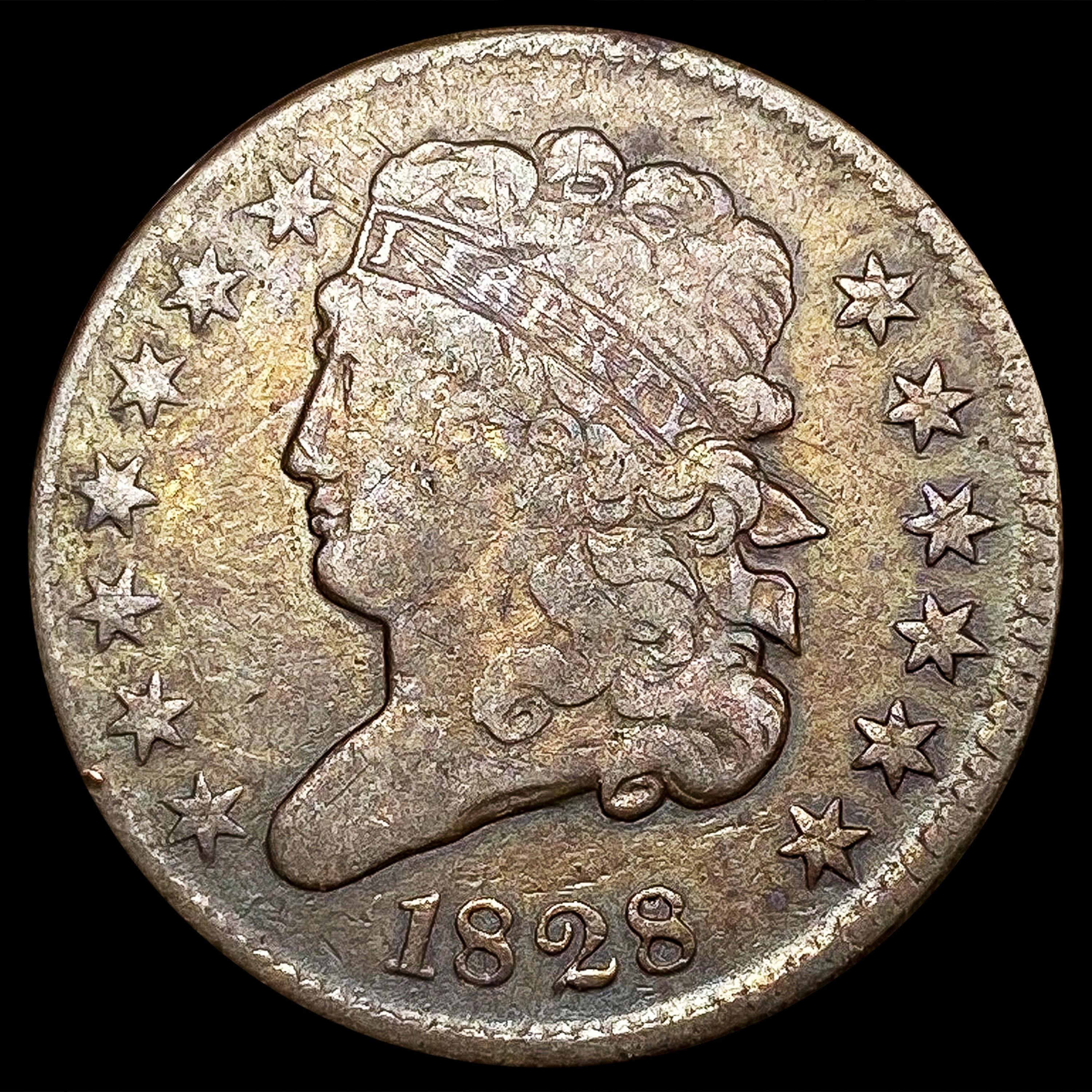 1828 Classic Head Half Cent LIGHTLY CIRCULATED