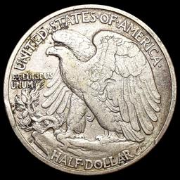 1938-D Walking Liberty Half Dollar CLOSELY UNCIRCU