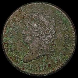 1814 Coronet Head Large Cent NICELY CIRCULATED