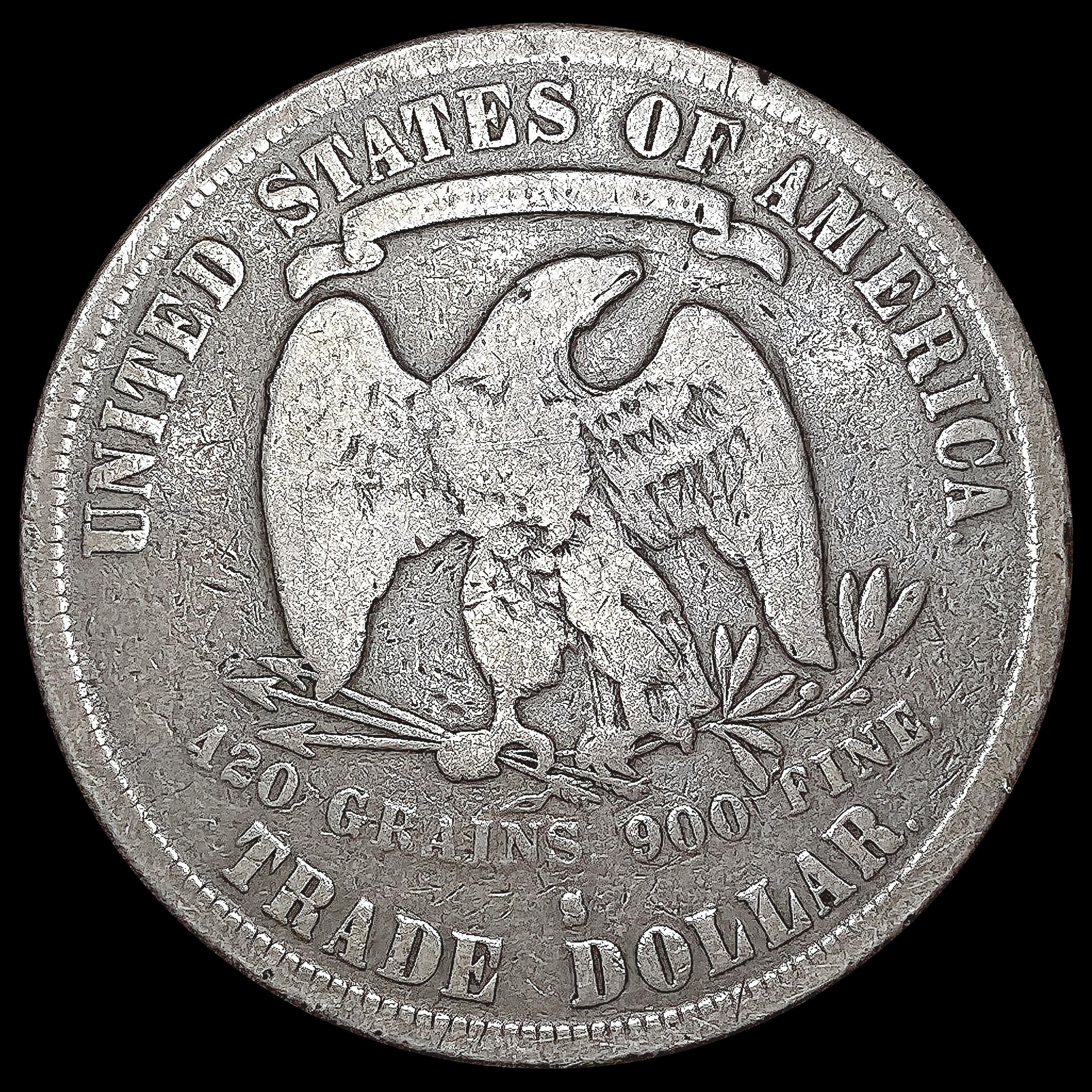 1878-S Silver Trade Dollar NICELY CIRCULATED