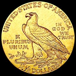 1915 $2.50 Gold Quarter Eagle CHOICE AU