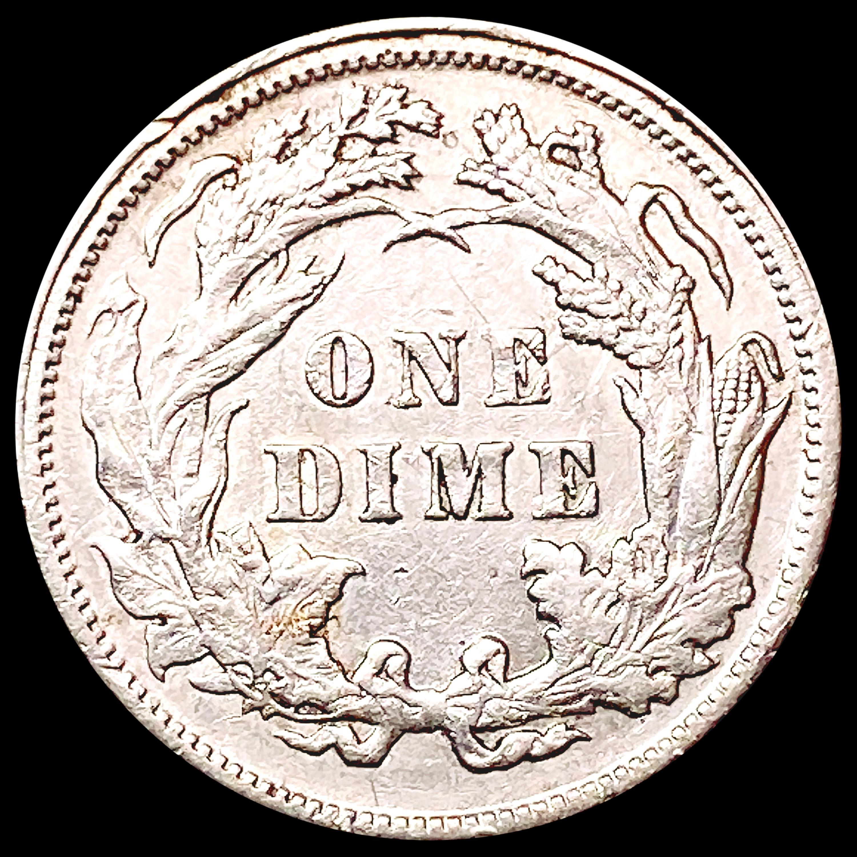 1891 Seated Liberty Dime CLOSELY UNCIRCULATED