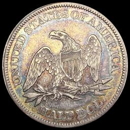 1863 Seated Liberty Half Dollar NEARLY UNCIRCULATE