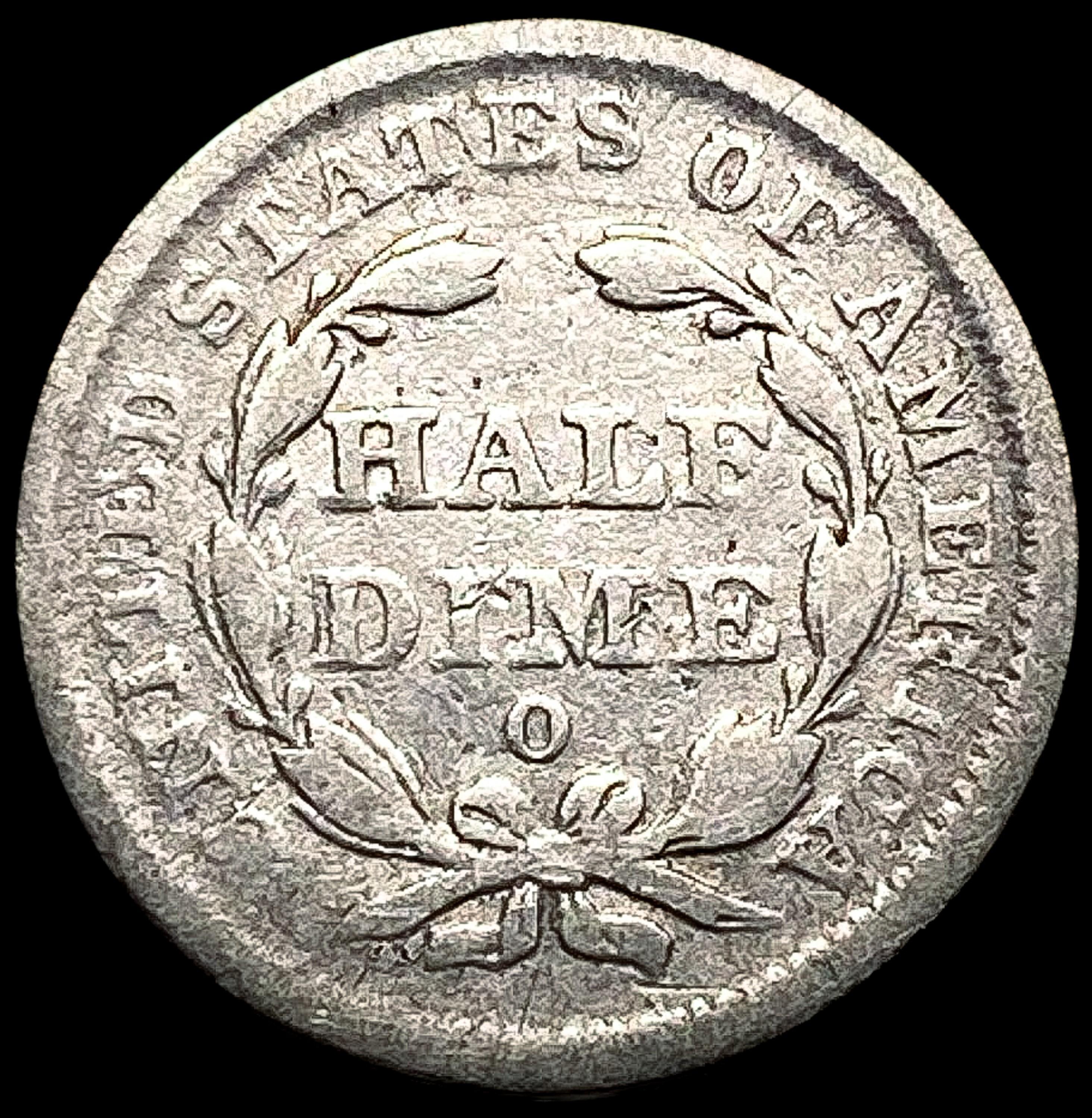 1841-O Seated Liberty Half Dime NICELY CIRCULATED