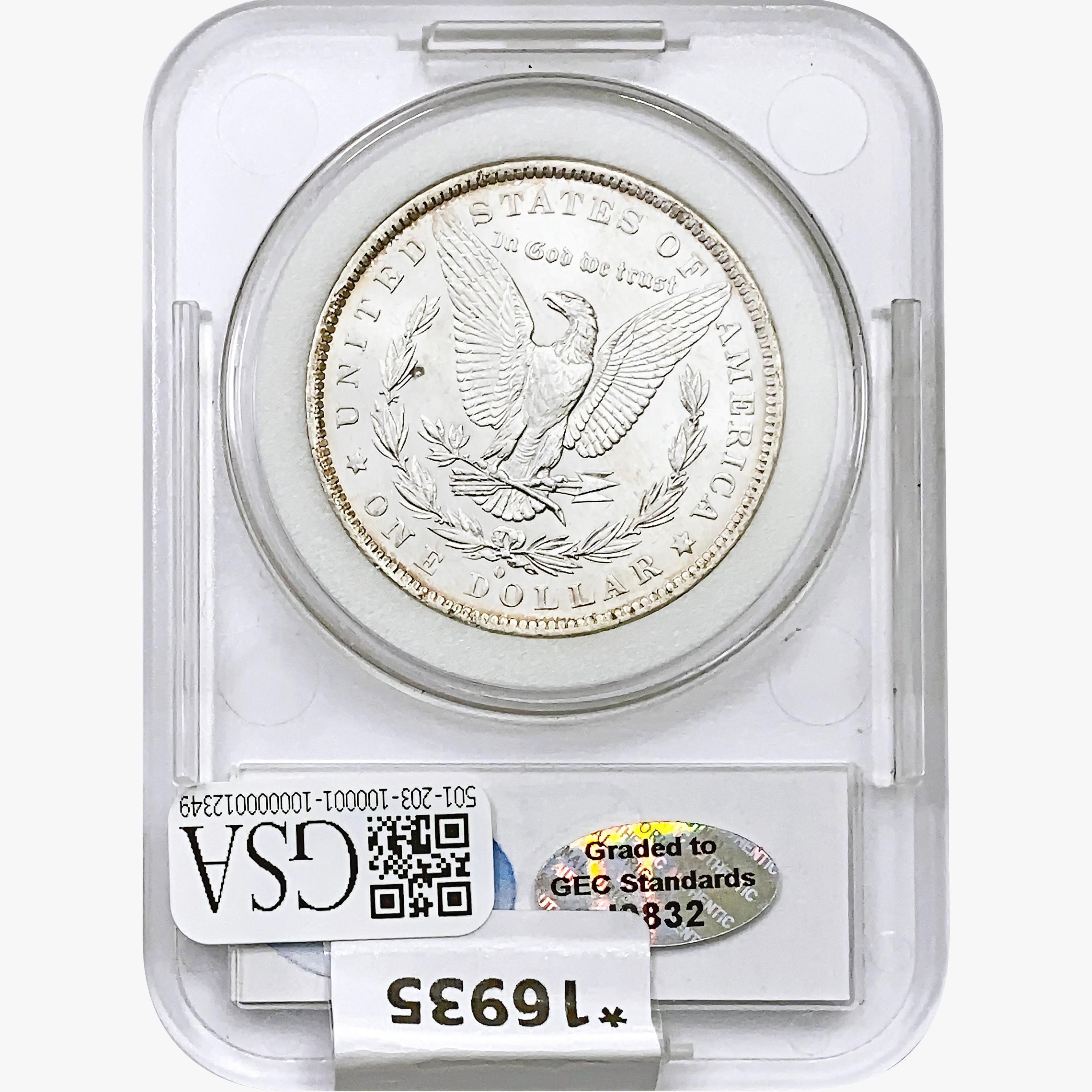1882 Morgan Silver Dollar GEC MS67