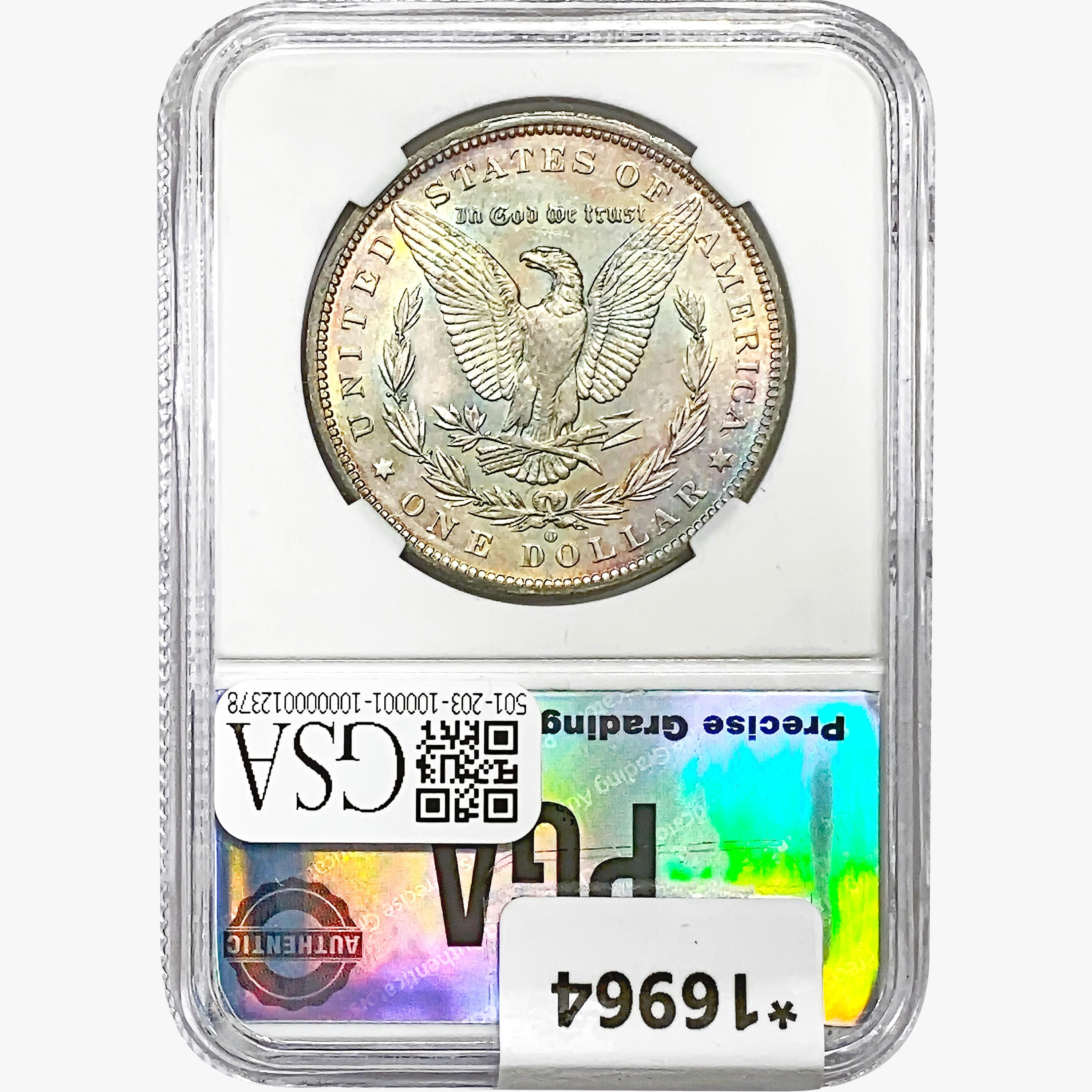 1887-O Morgan Silver Dollar PGA MS64+
