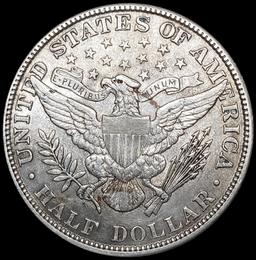 1911 Barber Half Dollar CLOSELY UNCIRCULATED