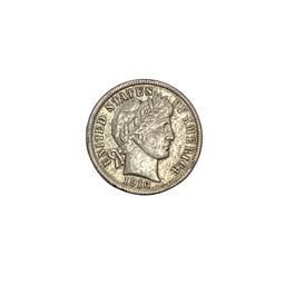 1916-S Barber Dime CLOSELY UNCIRCULATED