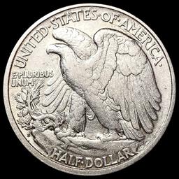 1918-S Walking Liberty Half Dollar NEARLY UNCIRCUL