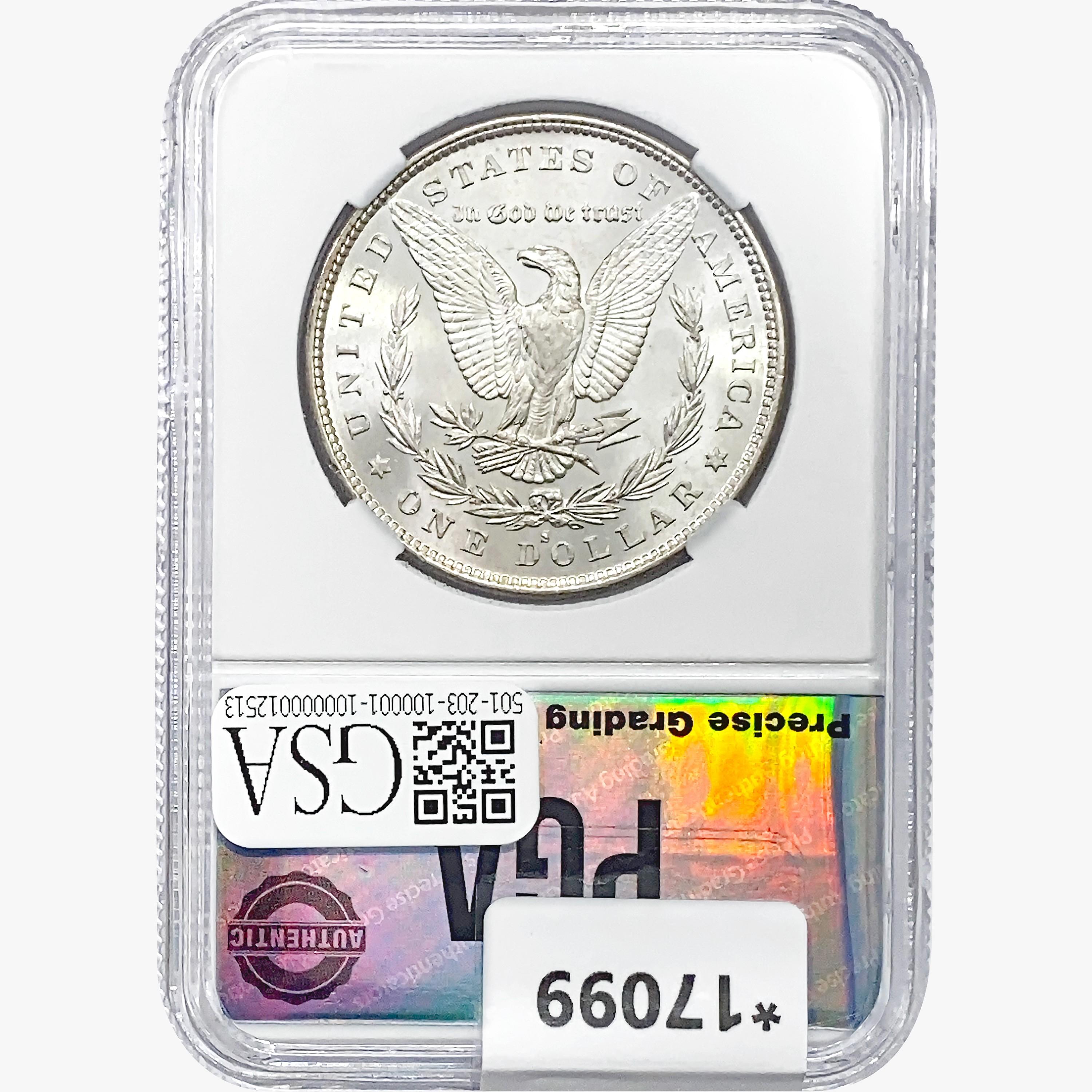 1879-S Morgan Silver Dollar PGA MS66