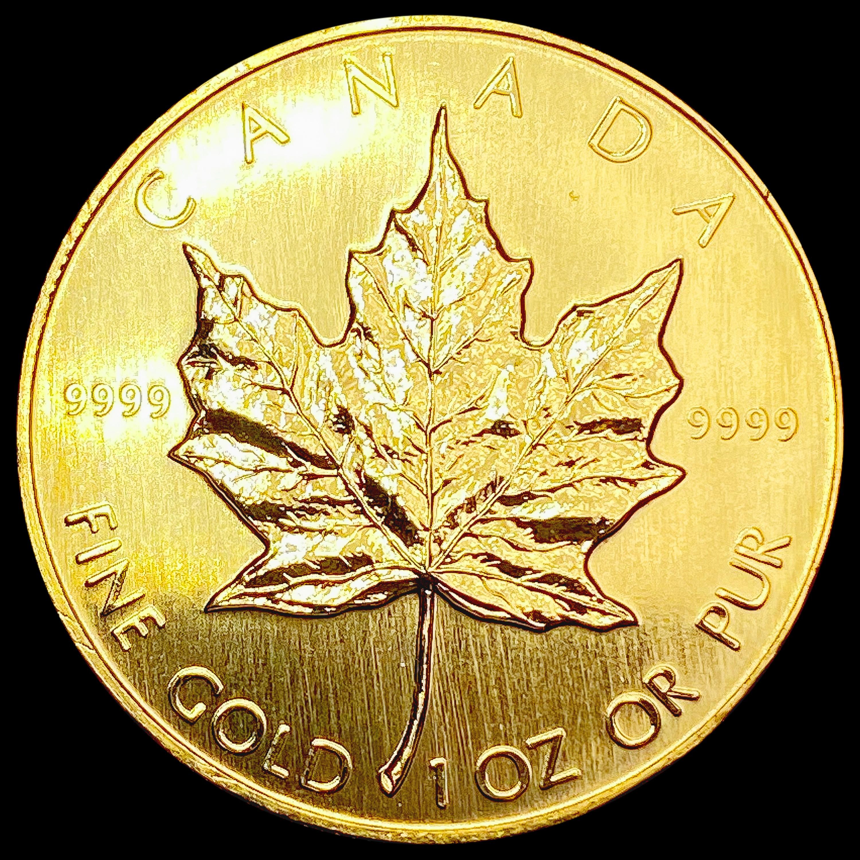 1986 Canada Gold Maple 1oz SUPERB GEM BU