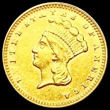 1874 Rare Gold Dollar CLOSELY UNCIRCULATED