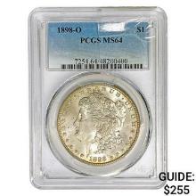 1898-O Morgan Silver Dollar PCGS MS64