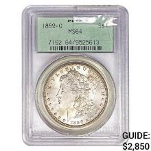 1889-O Morgan Silver Dollar PCGS MS64