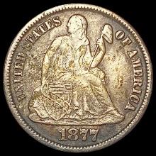 1877-CC Seated Liberty Dime CLOSELY UNCIRCULATED