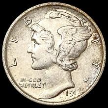 1917-S Mercury Dime CLOSELY UNCIRCULATED