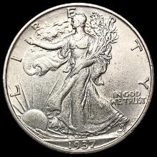 1937-S Walking Liberty Half Dollar CHOICE AU