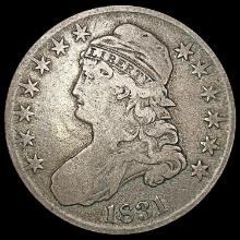 1831 Capped Bust Half Dollar NICELY CIRCULATED