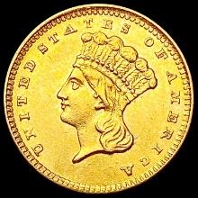 1861 Rare Gold Dollar UNCIRCULATED