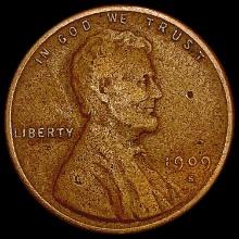 1909-S VDB Wheat Cent LIGHTLY CIRCULATED