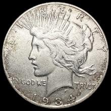 1934-S Silver Peace Dollar CLOSELY UNCIRCULATED