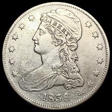 1838 Capped Bust Half Dollar CLOSELY UNCIRCULATED