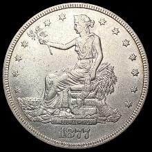 1877 Silver Trade Dollar CLOSELY UNCIRCULATED