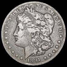 1891-CC Morgan Silver Dollar NICELY CIRCULATED