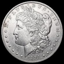 1891-CC Morgan Silver Dollar CLOSELY UNCIRCULATED