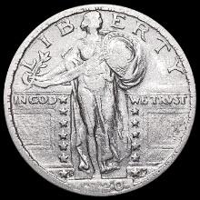 1920-S Standing Liberty Quarter NEARLY UNCIRCULATE