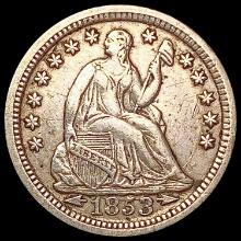 1853-O Seated Liberty Half Dime CLOSELY UNCIRCULAT