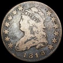 1818 Capped Bust Quarter NICELY CIRCULATED